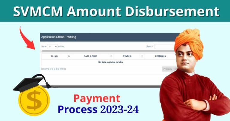 svmcm scholarship amount disburse Process Payment