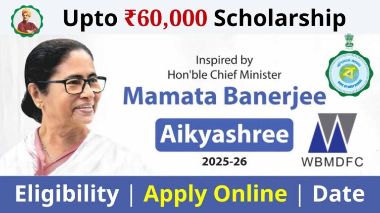 WBMDFC Aikyashree Scholarship 2025-26